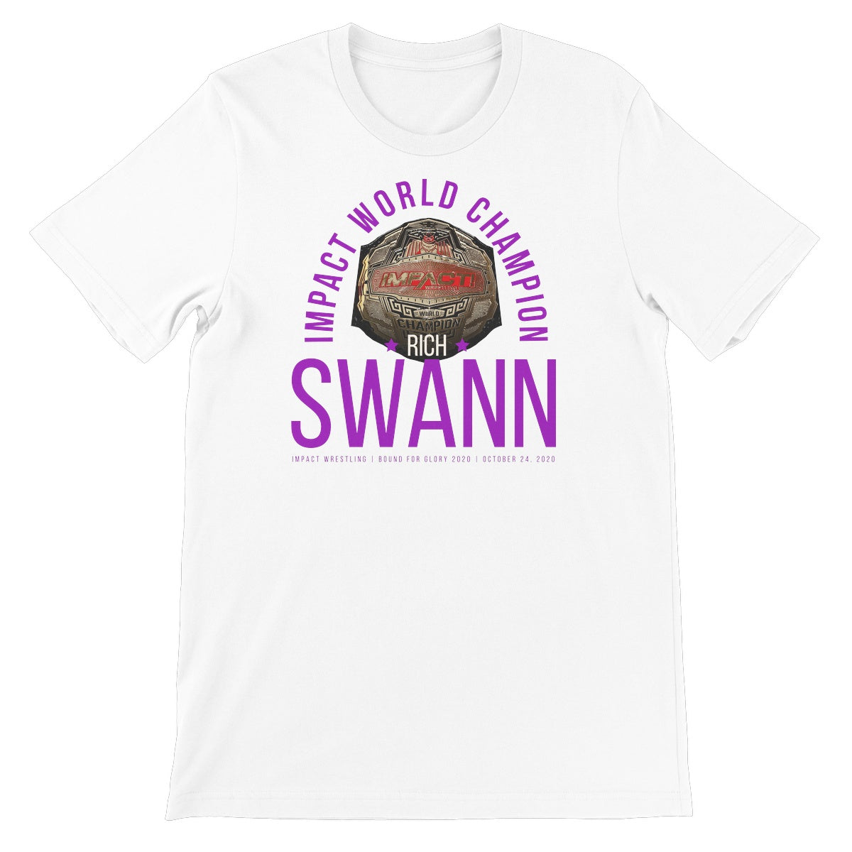 Rich Swann Champ Purple Unisex Short Sleeve T-Shirt
