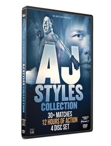 AJ Styles Quadruple Disk DVD