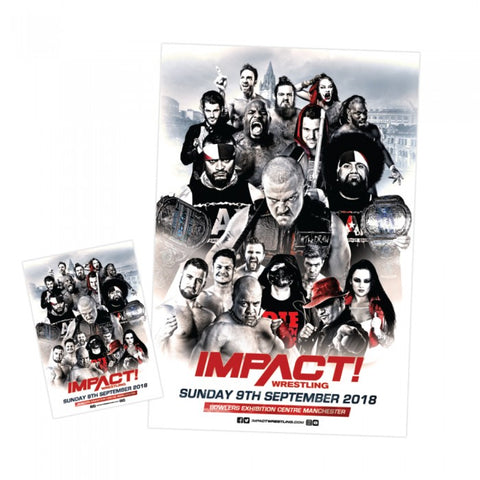 Impact Wrestling Vs. The UK Programme/Poster Combo (Exclusive)